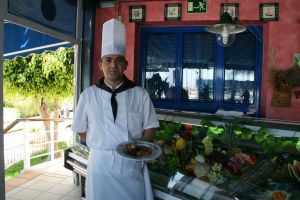 Jaime Navarro cocinero del Rincón del Puerto